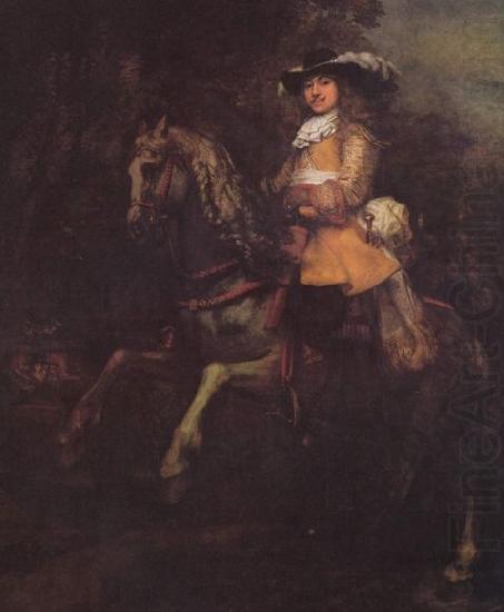 Rembrandt Peale Portrat des Frederick Rihel mit Pferd china oil painting image
